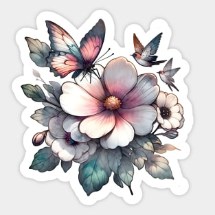 Aesthetic Flowers Sticker